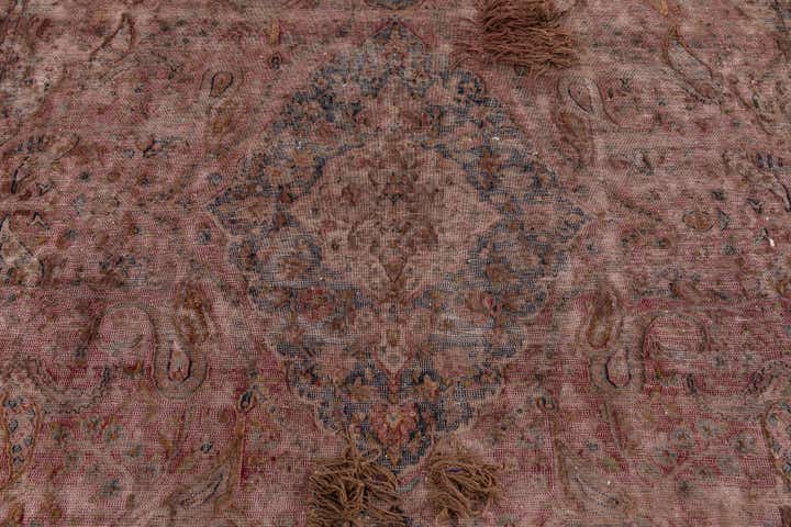 9' 7 x 12' 6 Hand Knotted Ultra Vintage Persian Wool Rug