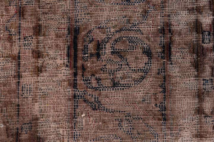 9' 7 x 12' 6 Hand Knotted Ultra Vintage Persian Wool Rug