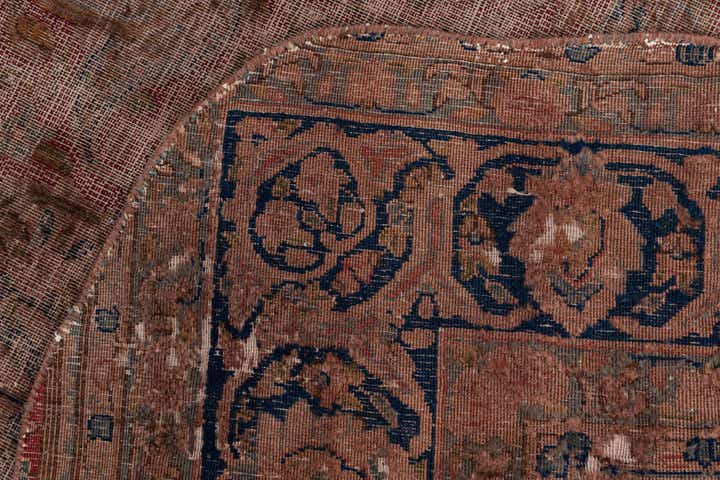 9' 7 x 12' 6 Hand Knotted Ultra Vintage Persian Wool Rug
