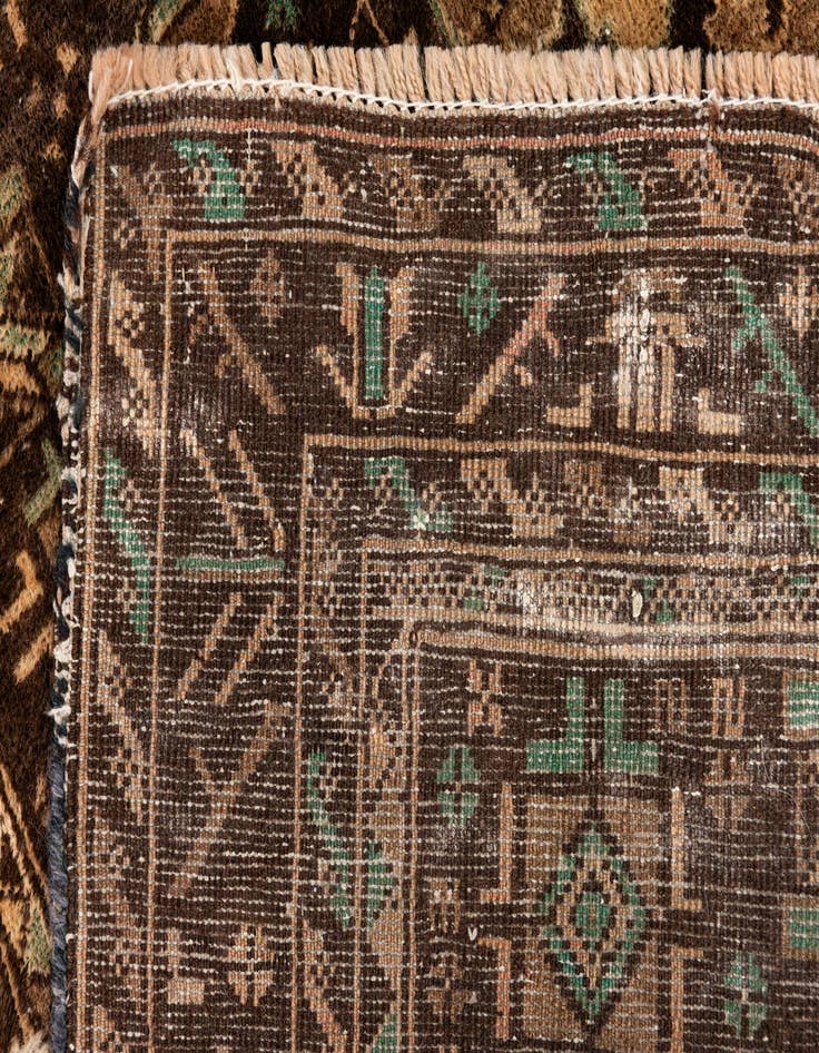 Detail image of 3' x 4' 9  Hand Knotted Ultra Vintage Persian Wool Rug