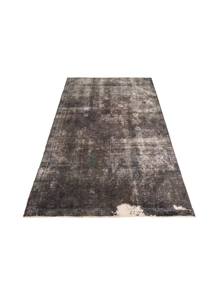 4' 9 x 8' 1 Hand Knotted Ultra Vintage Persian Wool Rug