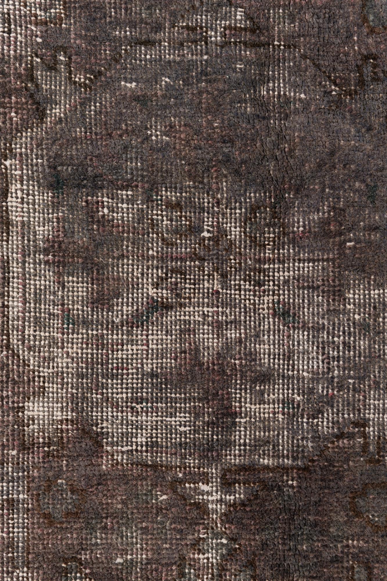 4' 9 x 8' 1 Hand Knotted Ultra Vintage Persian Wool Rug