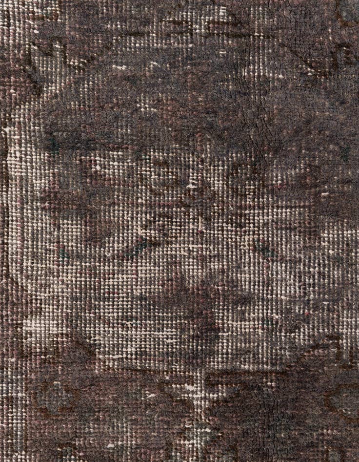 Detail image of 4' 9 x 8' 1  Hand Knotted Ultra Vintage Persian Wool Rug