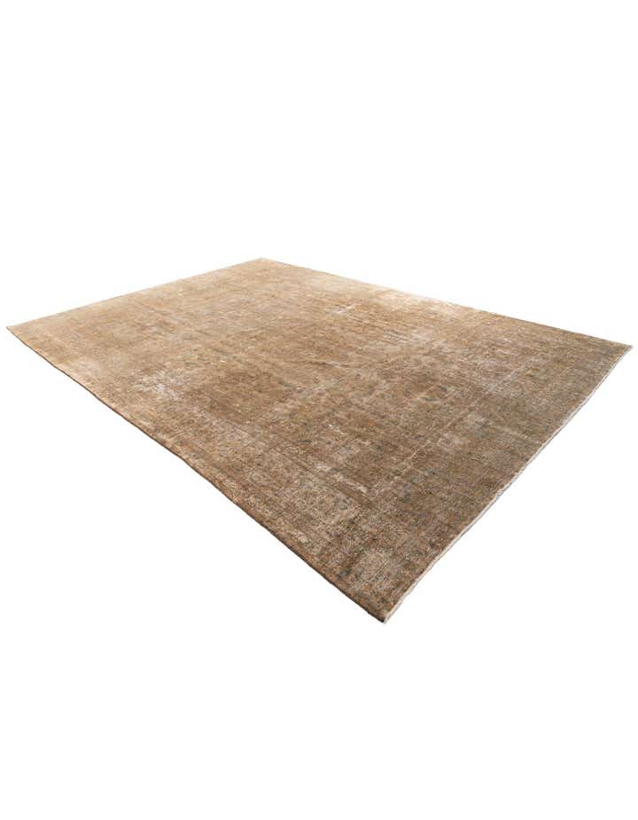 9' 7 x 13' 8 Hand Knotted Ultra Vintage Persian Wool Rug