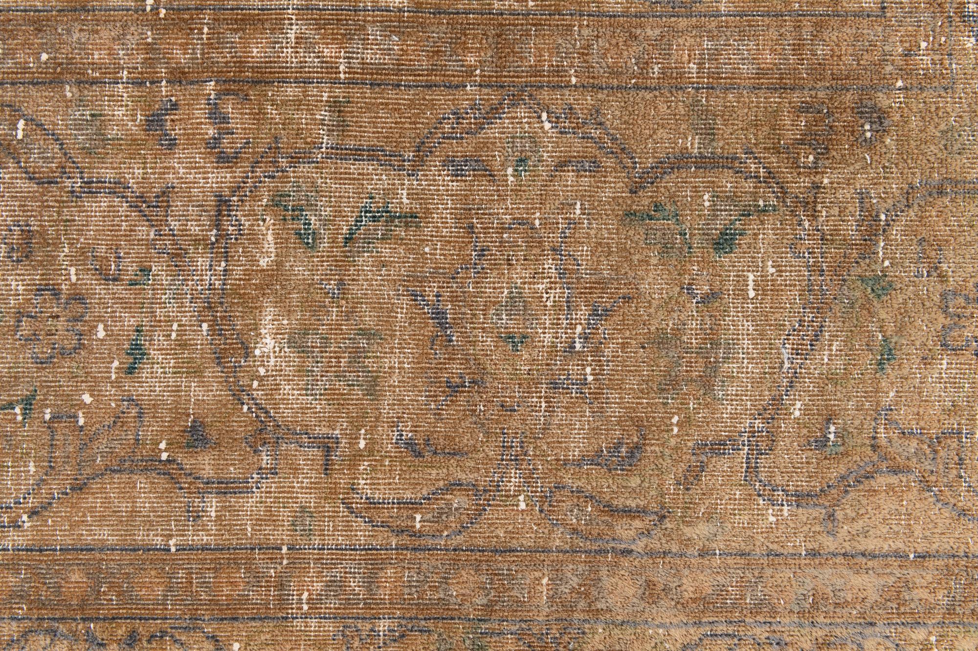 9' 7 x 13' 8 Hand Knotted Ultra Vintage Persian Wool Rug