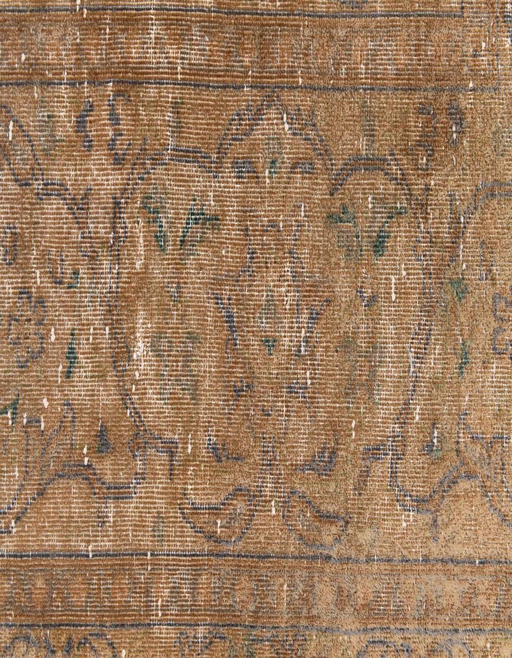 Detail image of 9' 7 x 13' 8  Hand Knotted Ultra Vintage Persian Wool Rug