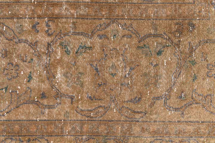 9' 7 x 13' 8 Hand Knotted Ultra Vintage Persian Wool Rug