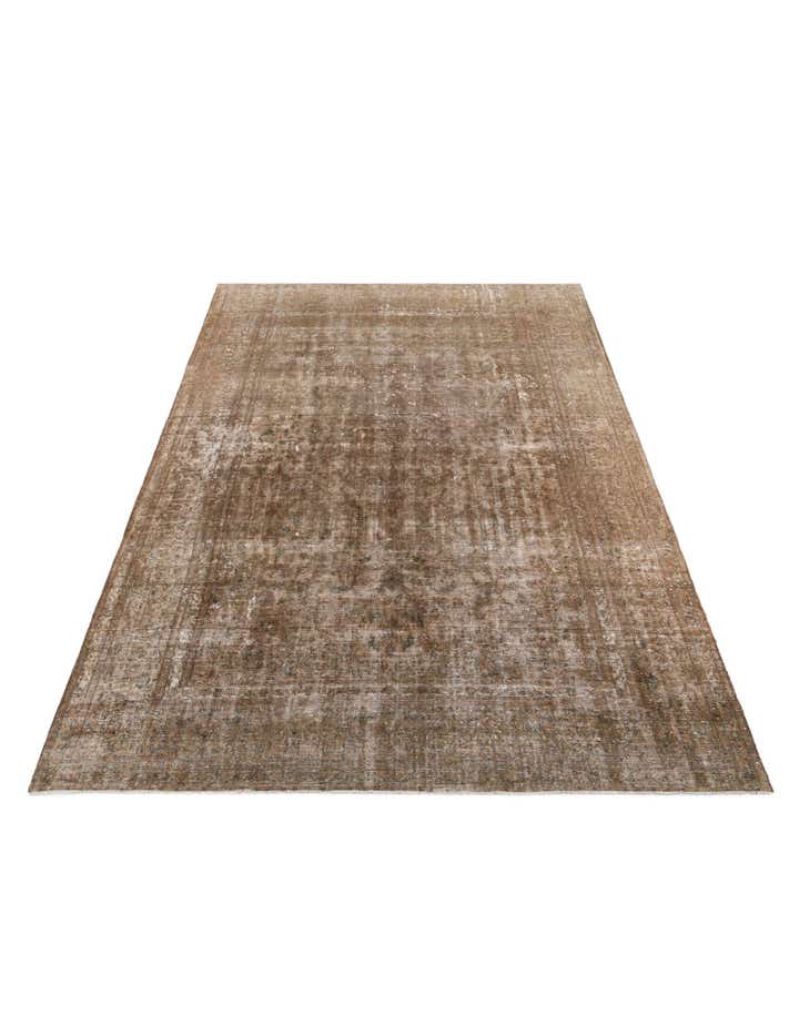 9' 7 x 13' 8 Hand Knotted Ultra Vintage Persian Wool Rug