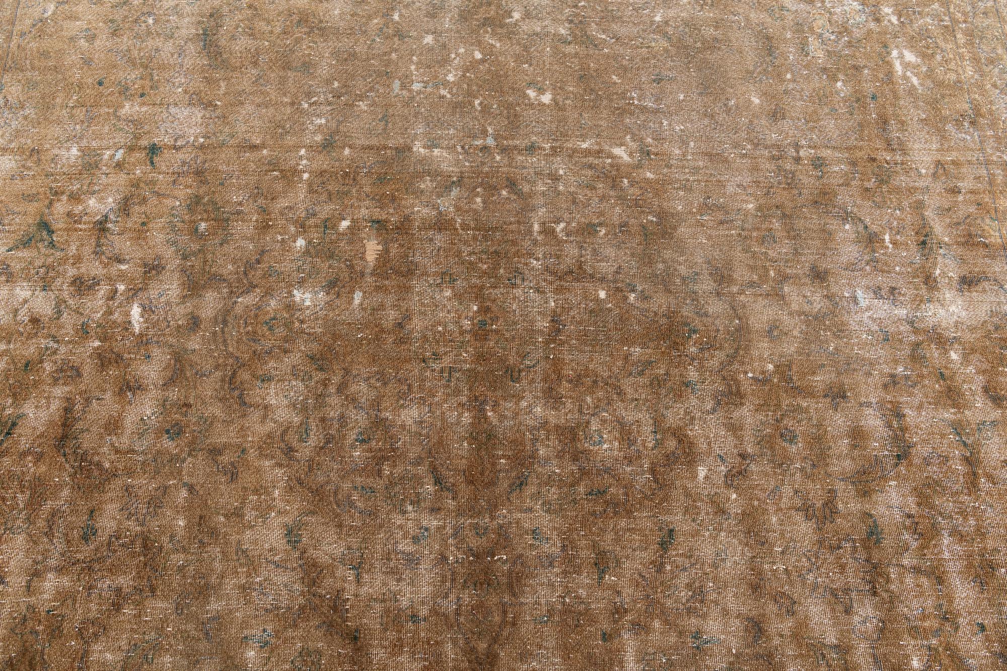 9' 7 x 13' 8 Hand Knotted Ultra Vintage Persian Wool Rug