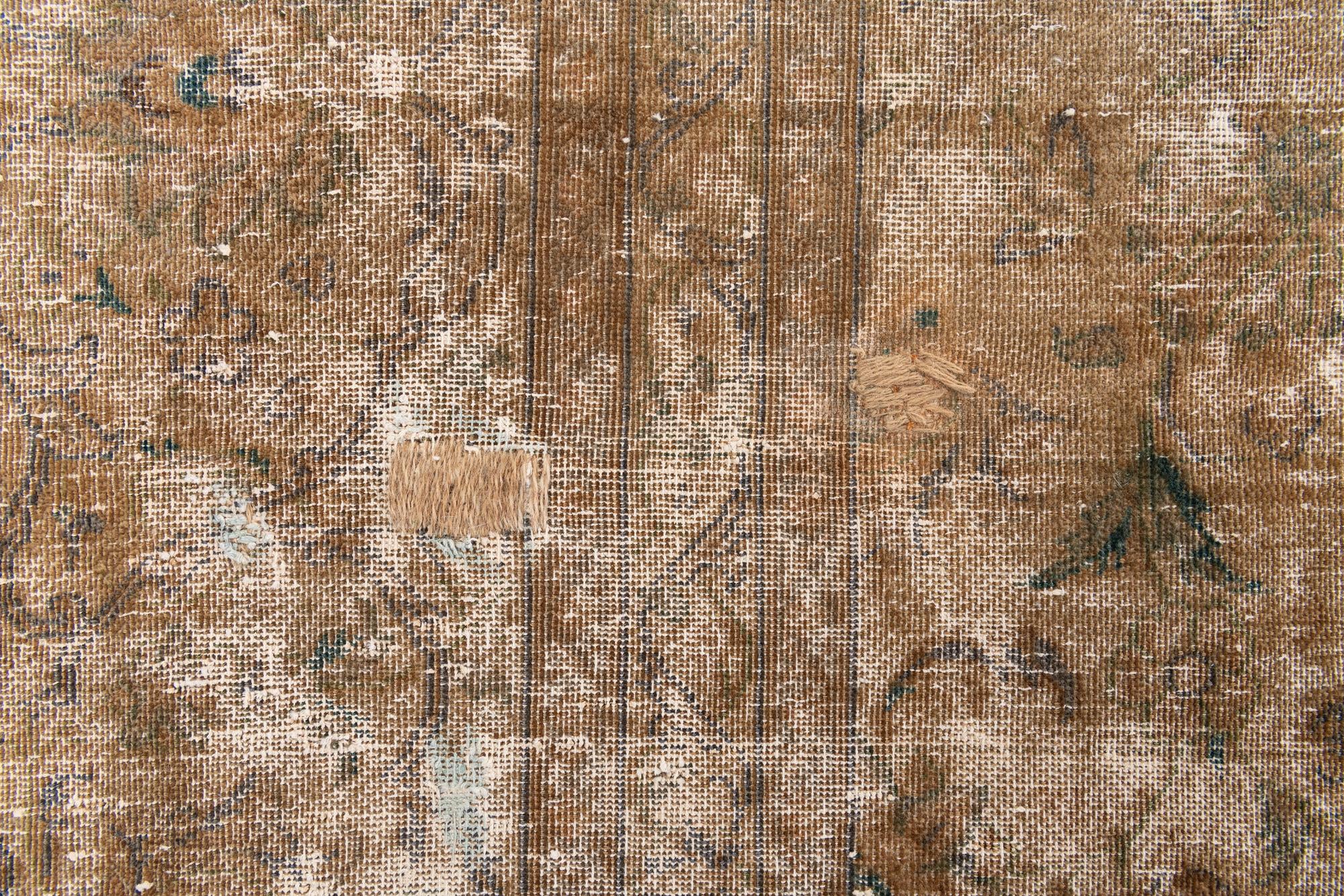 9' 7 x 13' 8 Hand Knotted Ultra Vintage Persian Wool Rug