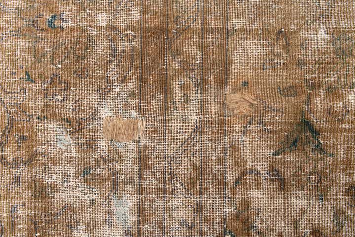 9' 7 x 13' 8 Hand Knotted Ultra Vintage Persian Wool Rug