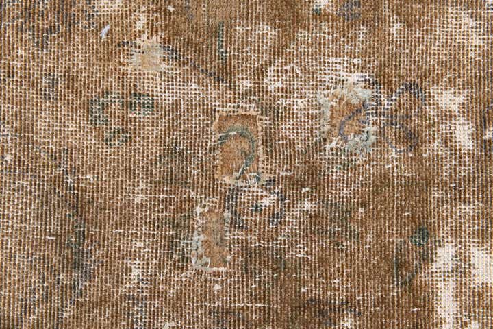 9' 7 x 13' 8 Hand Knotted Ultra Vintage Persian Wool Rug