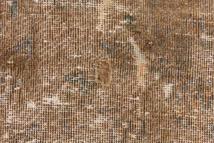 9' 7 x 13' 8 Hand Knotted Ultra Vintage Persian Wool Rug