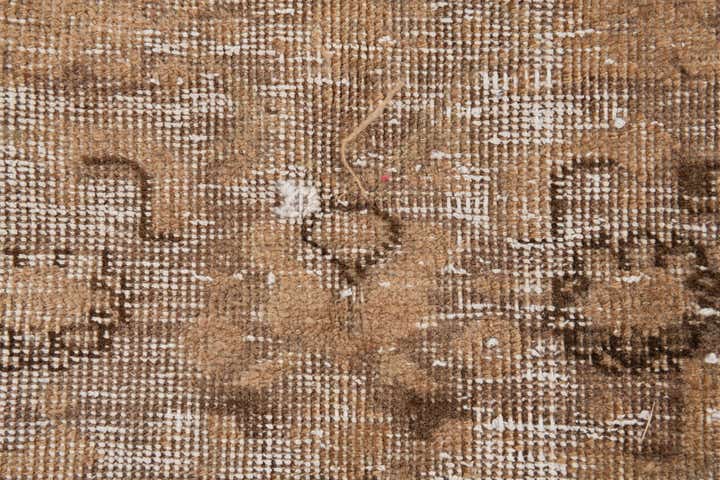 6' 7 x 9' 4 Hand Knotted Ultra Vintage Persian Wool Rug