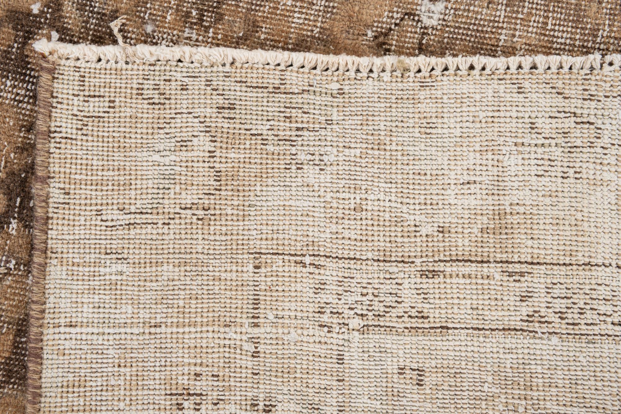 6' 7 x 9' 4 Hand Knotted Ultra Vintage Persian Wool Rug