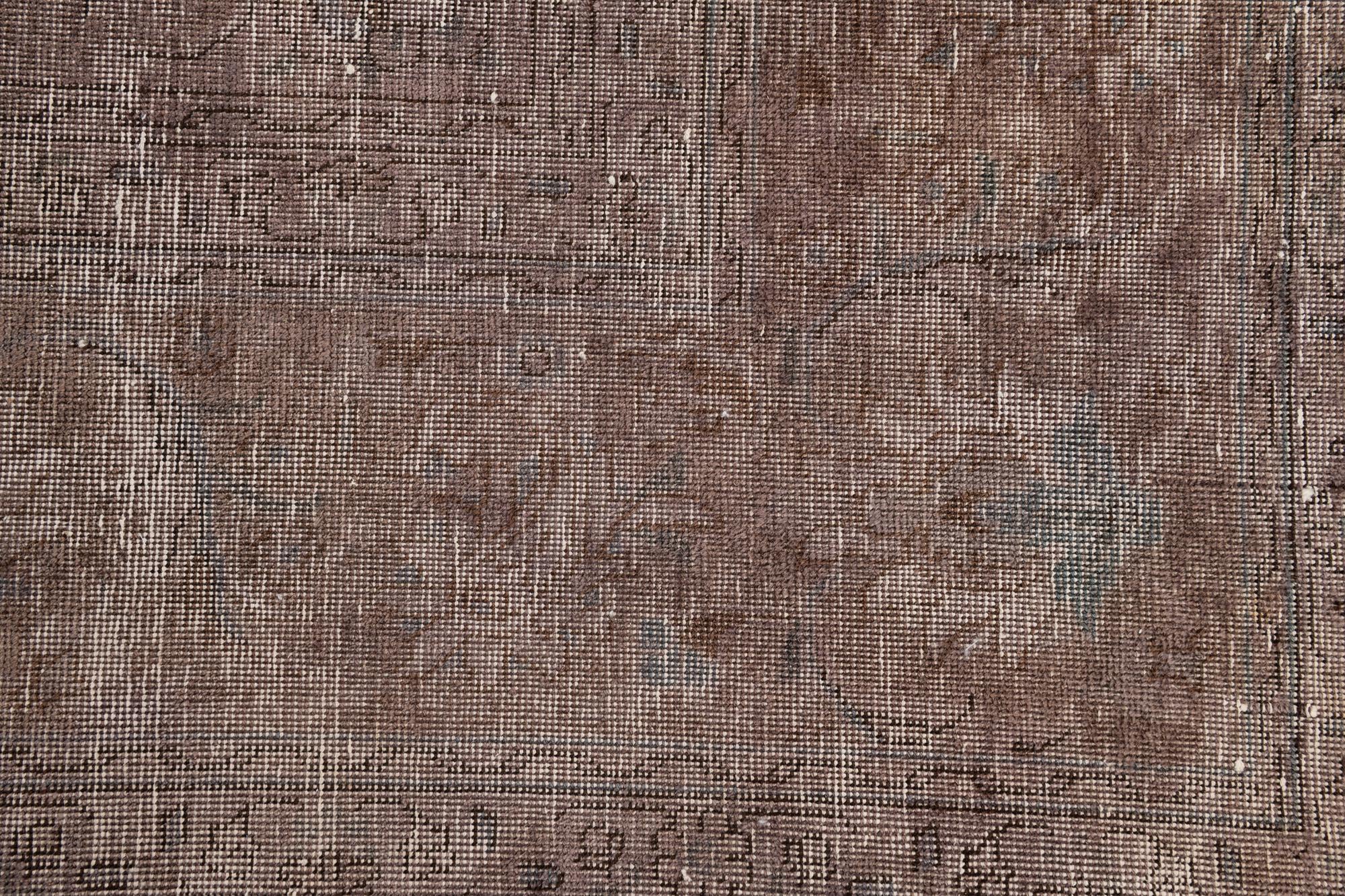 9' 5 x 11' 3 Hand Knotted Ultra Vintage Persian Wool Rug