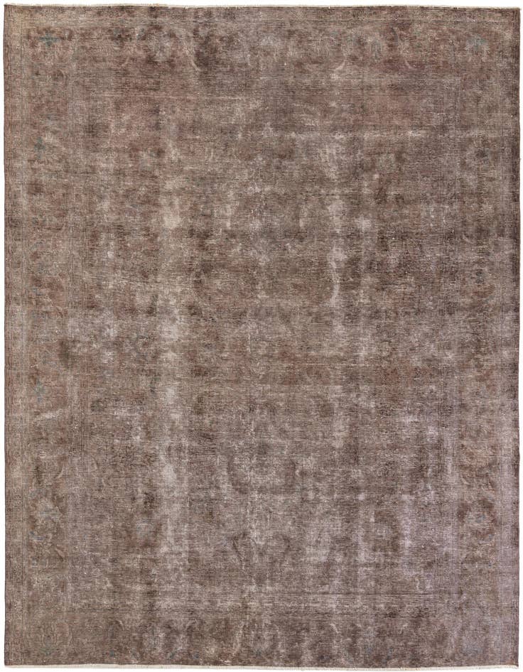 Detail image of 9' 5 x 11' 3 Hand Knotted Ultra Vintage Persian Wool Rug