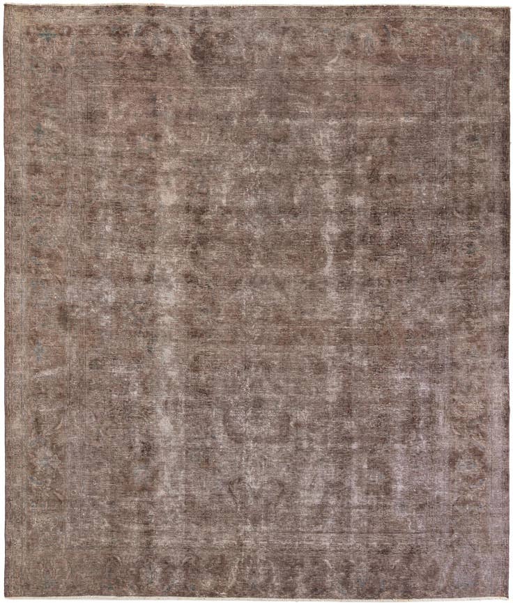 Detail image of 9' 5 x 11' 3 Hand Knotted Ultra Vintage Persian Wool Rug