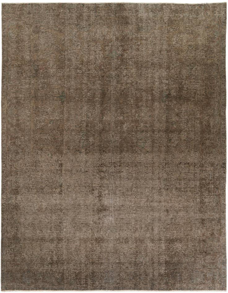 Detail image of 9' 3 x 11' 10 Hand Knotted Ultra Vintage Persian Wool Rug