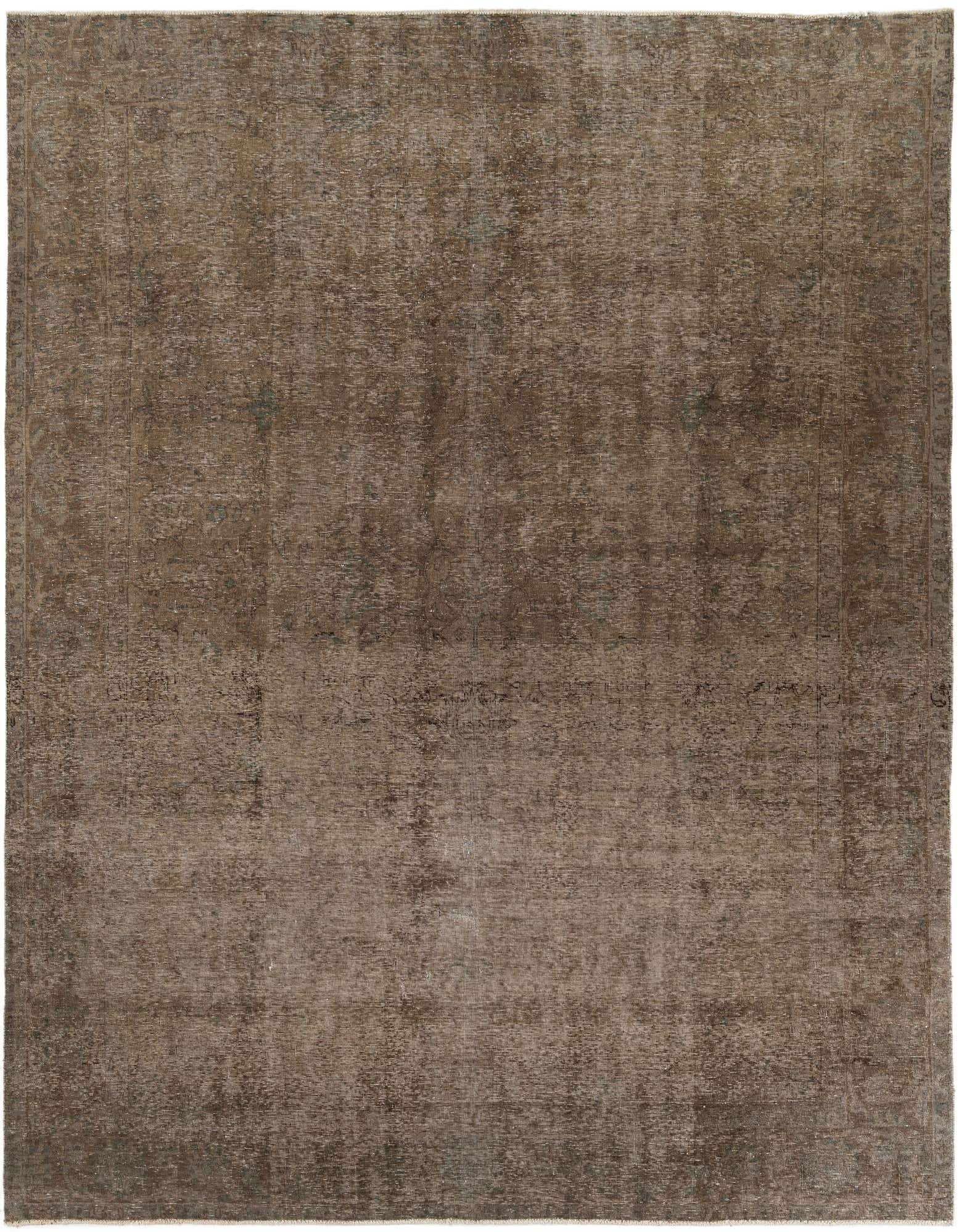 9' 3 x 11' 10 Hand Knotted Ultra Vintage Persian Wool Rug