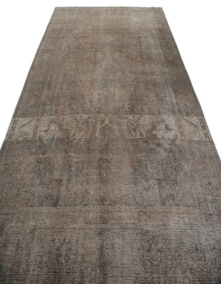 Detail image of 9' 7 x 12' 9  Hand Knotted Ultra Vintage Persian Wool Rug