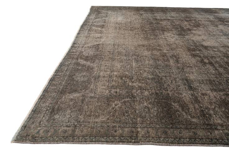Detail image of 9' 7 x 12' 9 Hand Knotted Ultra Vintage Persian Wool Rug