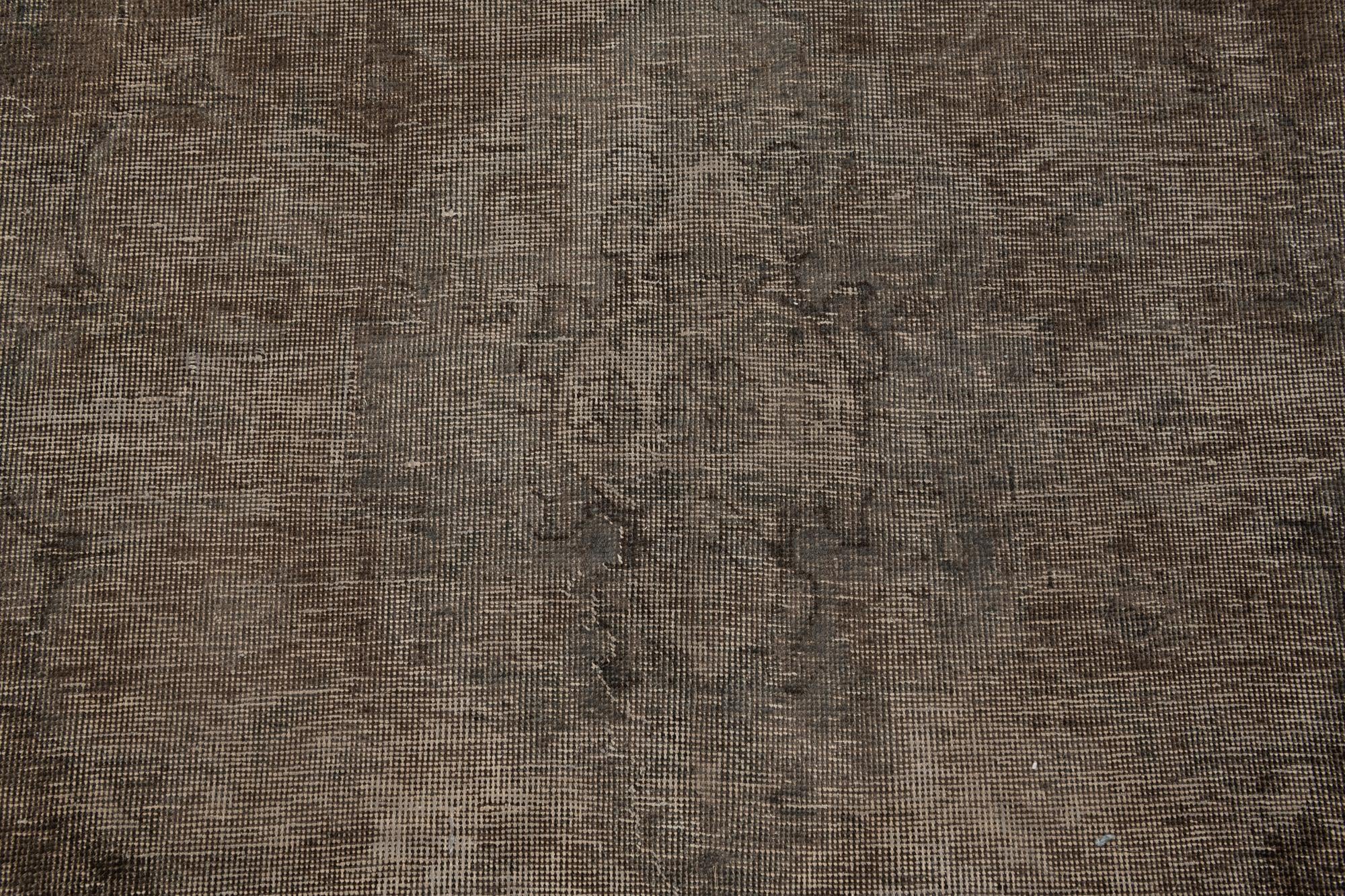 9' 7 x 12' 9 Hand Knotted Ultra Vintage Persian Wool Rug