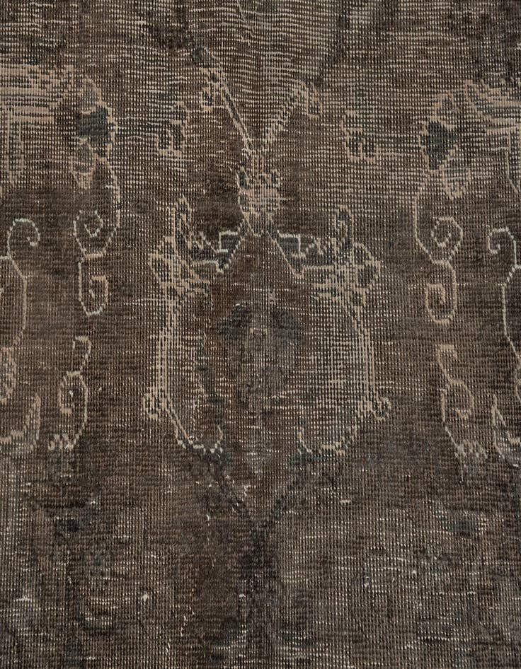Detail image of 9' 7 x 12' 9  Hand Knotted Ultra Vintage Persian Wool Rug