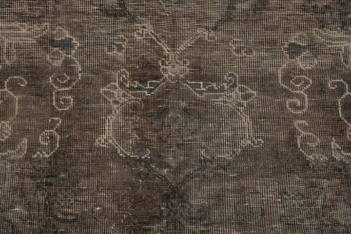 9' 7 x 12' 9 Hand Knotted Ultra Vintage Persian Wool Rug