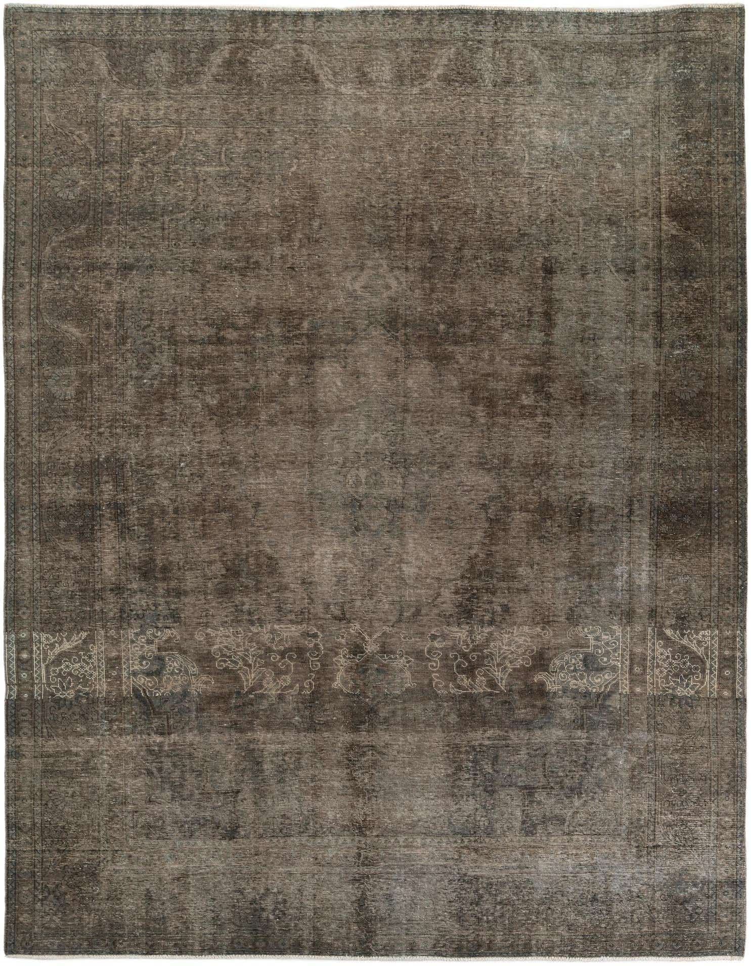 Primary image 9' 7 x 12' 9  Hand Knotted Ultra Vintage Persian Wool Rug