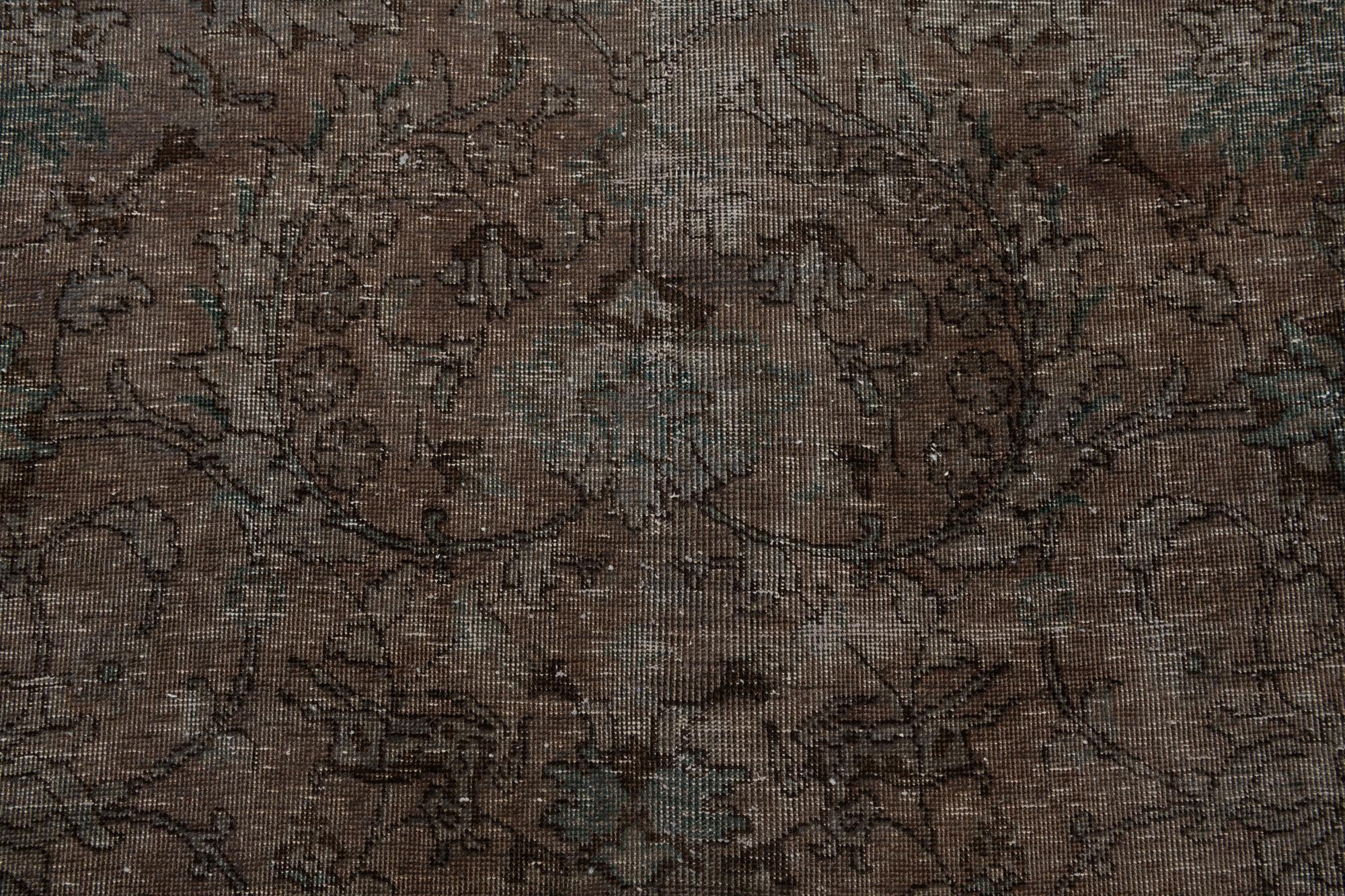 8' x 13' 4 Hand Knotted Ultra Vintage Persian Wool Rug