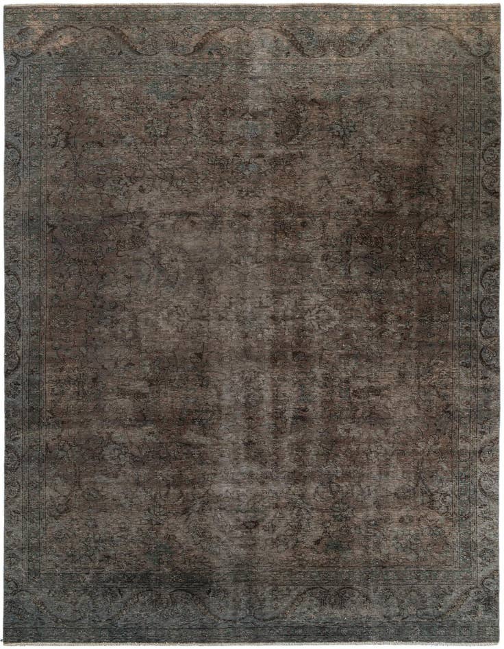 Detail image of 8' x 13' 4 Hand Knotted Ultra Vintage Persian Wool Rug