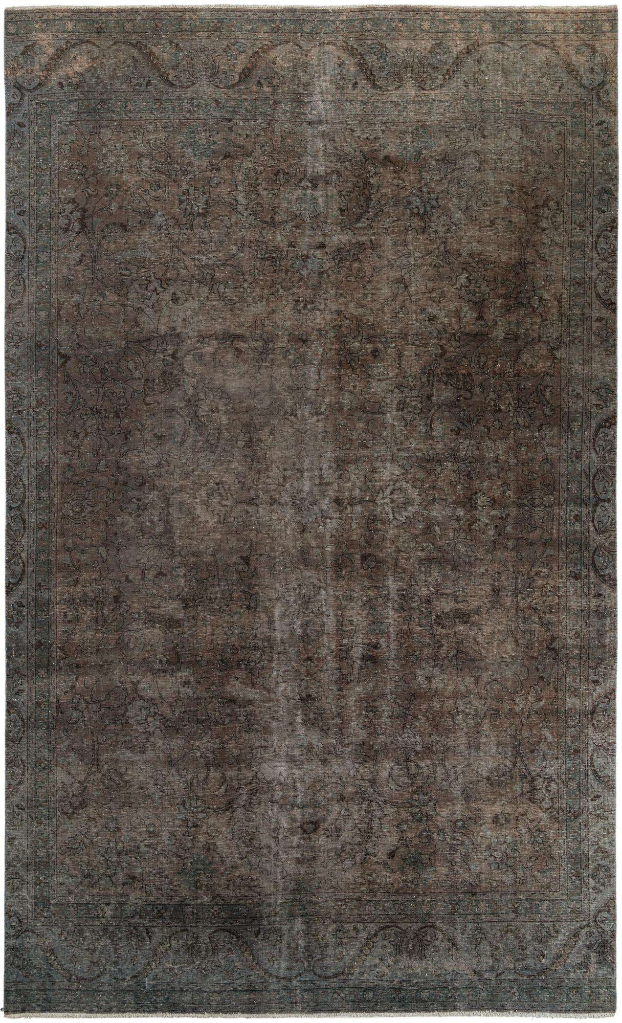8' x 13' 4 Hand Knotted Ultra Vintage Persian Wool Rug