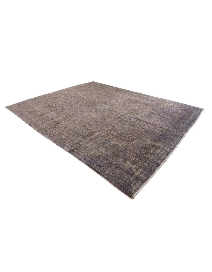 Detail image of 9' 7 x 12' 4 Hand Knotted Ultra Vintage Persian Wool Rug