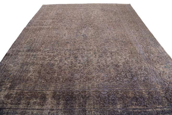 9' 7 x 12' 4 Hand Knotted Ultra Vintage Persian Wool Rug