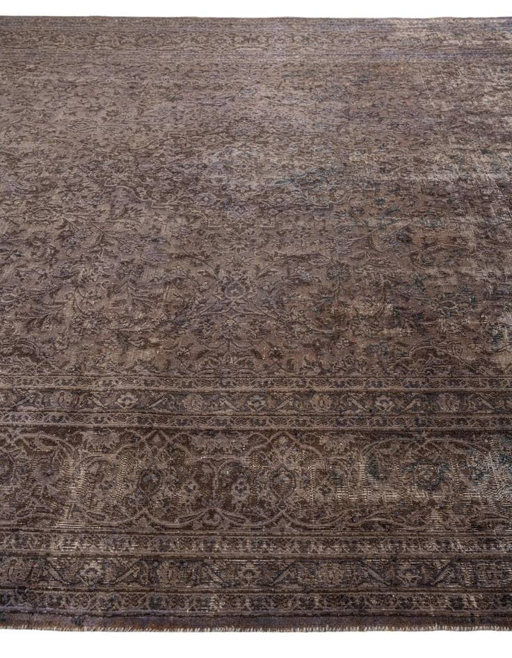 Detail image of 9' 7 x 12' 4  Hand Knotted Ultra Vintage Persian Wool Rug