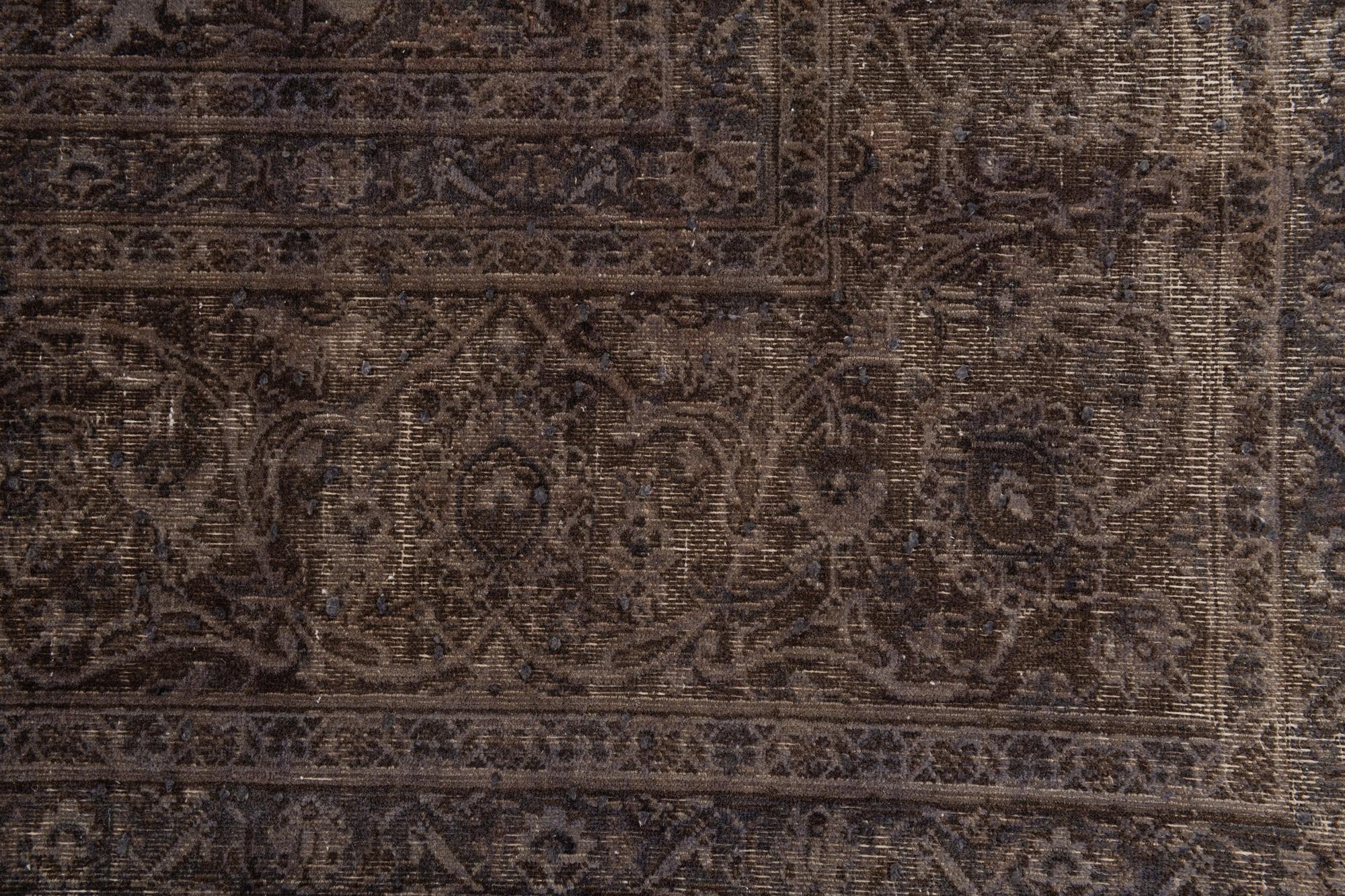 9' 7 x 12' 4 Hand Knotted Ultra Vintage Persian Wool Rug