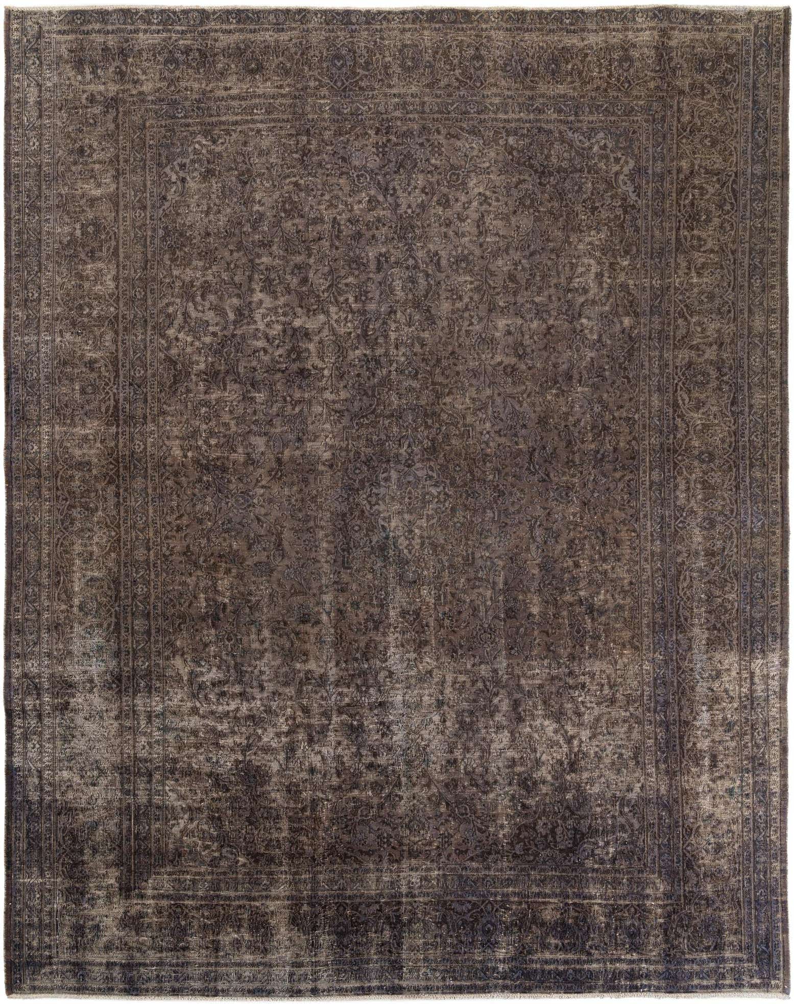 9' 7 x 12' 4 Hand Knotted Ultra Vintage Persian Wool Rug