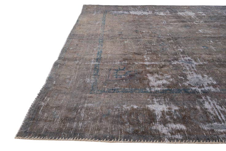 Detail image of 7' 5 x 10' 5 Hand Knotted Ultra Vintage Persian Wool Rug