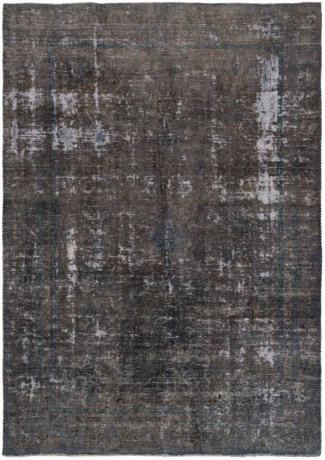 Detail image of 7' 5 x 10' 5 Hand Knotted Ultra Vintage Persian Wool Rug