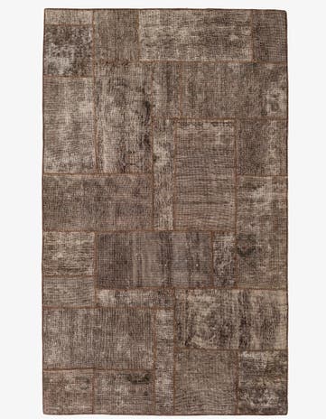 5' x 8' 3 Hand Knotted Ultra Vintage Persian Wool Rug