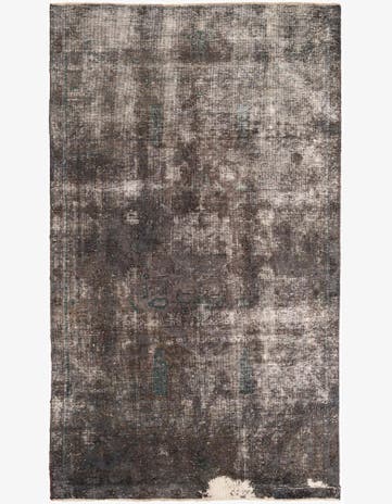 4' 9 x 8' 1 Hand Knotted Ultra Vintage Persian Wool Rug