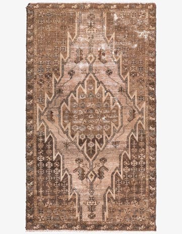 3' 3 x 5' 10 Hand Knotted Ultra Vintage Persian Wool Rug