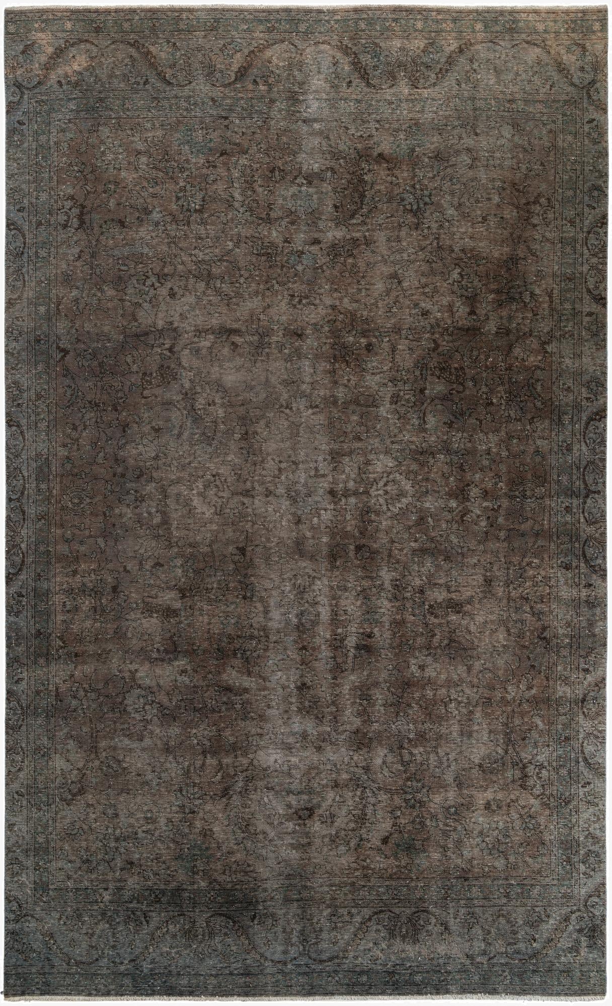 8' x 13' 4  Hand Knotted Ultra Vintage Persian Wool Rug