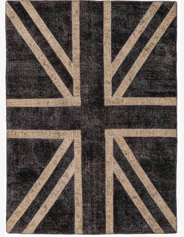 5' x 6' 7 Hand Knotted Ultra Vintage Persian Wool Rug