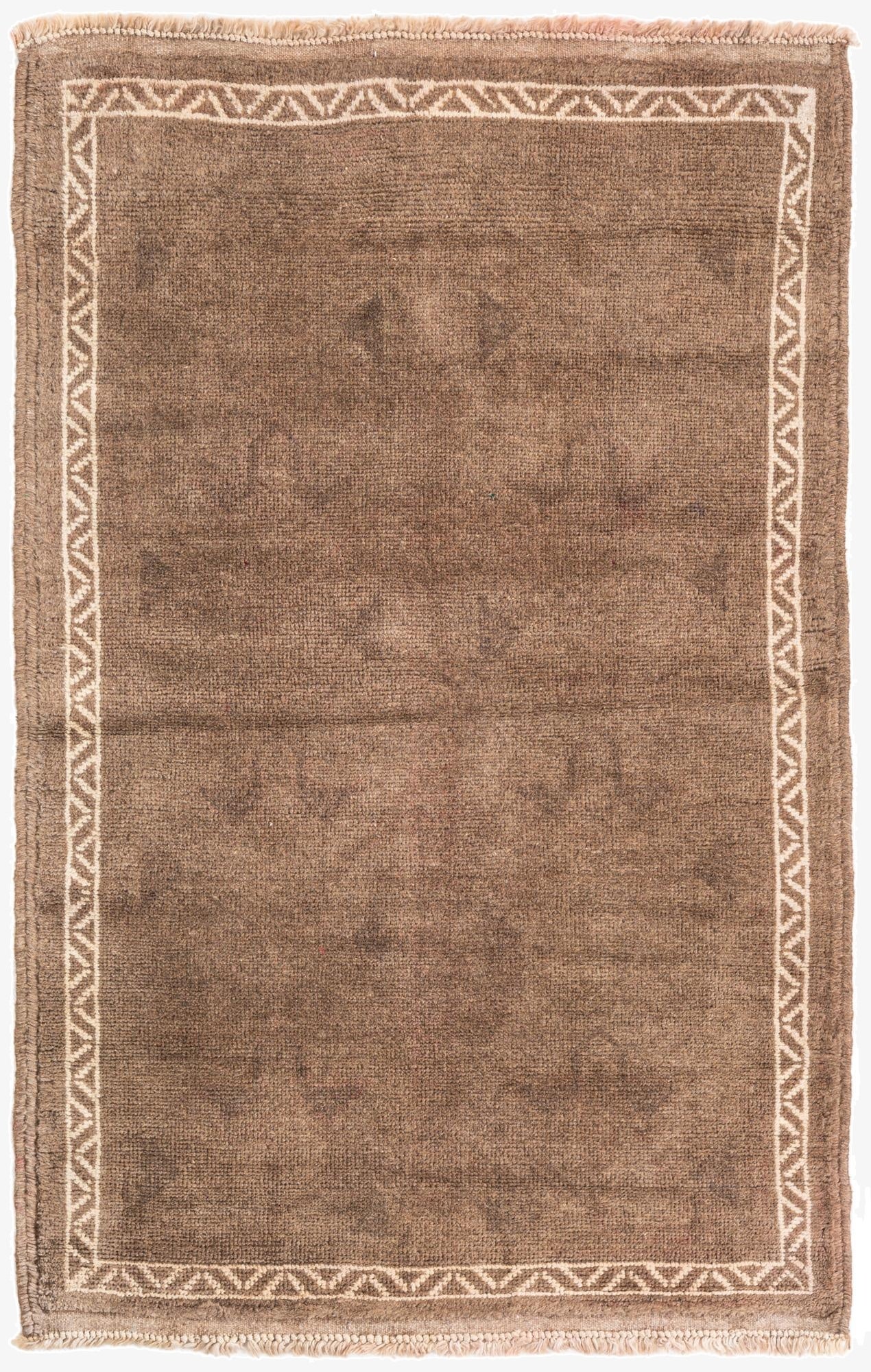 2' 10 x 4' 6  Hand Knotted Ultra Vintage Persian Wool Rug