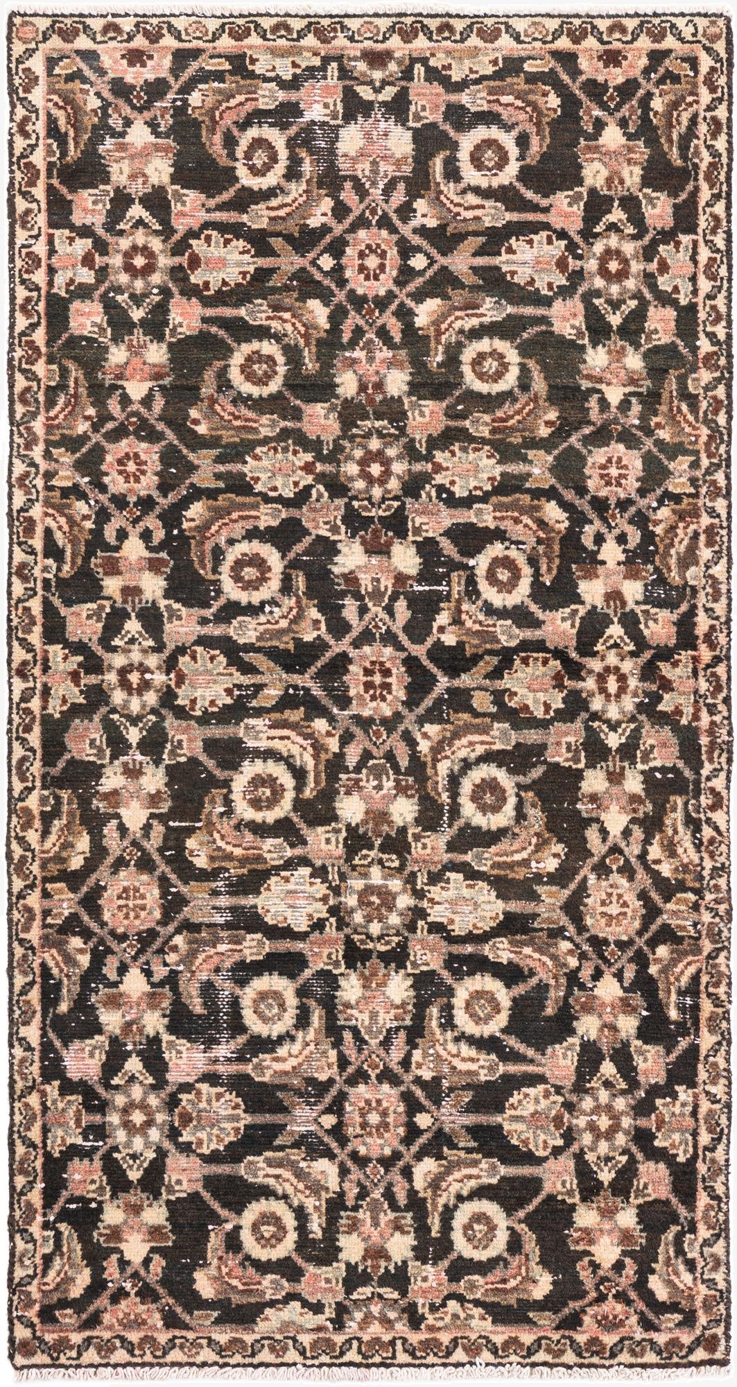 2' 7 x 4' 10  Hand Knotted Ultra Vintage Persian Wool Rug