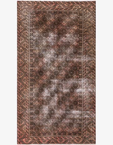 3' 6 x 6' 3 Hand Knotted Ultra Vintage Persian Wool Rug