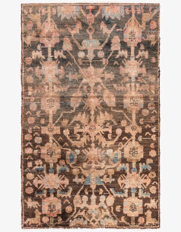 2' 10 x 4' 9 Hand Knotted Ultra Vintage Persian Wool Rug