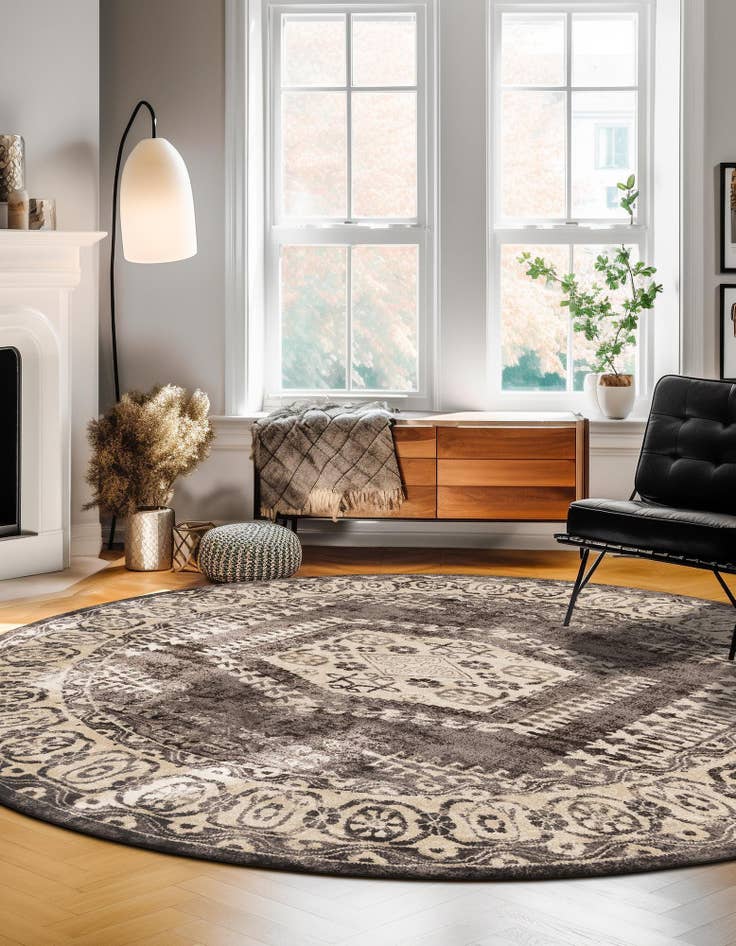 Detail image of 8' x 8' Arcadia Round Rug